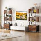 Shelves Book Shelf with 5 Bookcase 3 Fabric