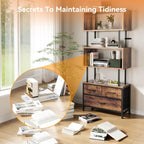 Shelves Book Shelf with 5 Bookcase 3 Fabric