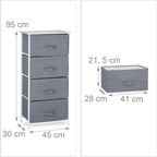 Shelving System Chest of Drawers Standing Shelf