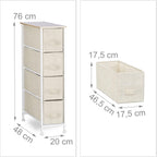 Shelving System Chest of Drawers Standing Shelf
