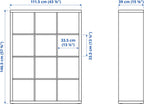 Shelving Unit 112x147CM