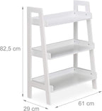 Shelving Unit 3 Levels Ladder Shelf for Decoration