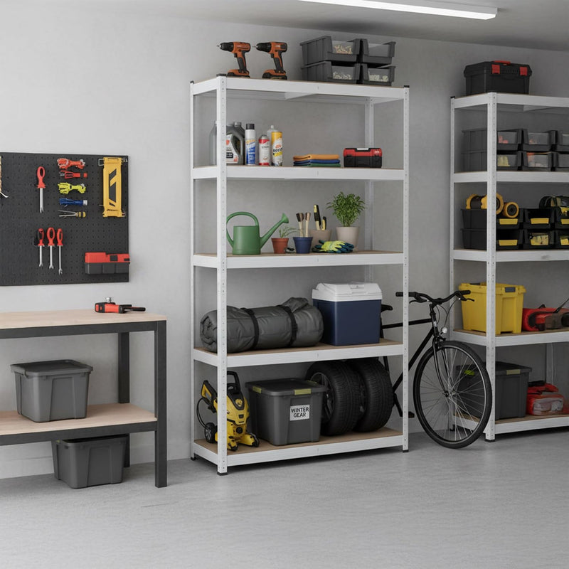Shelving Unit 5 Shelves Boltless Garage