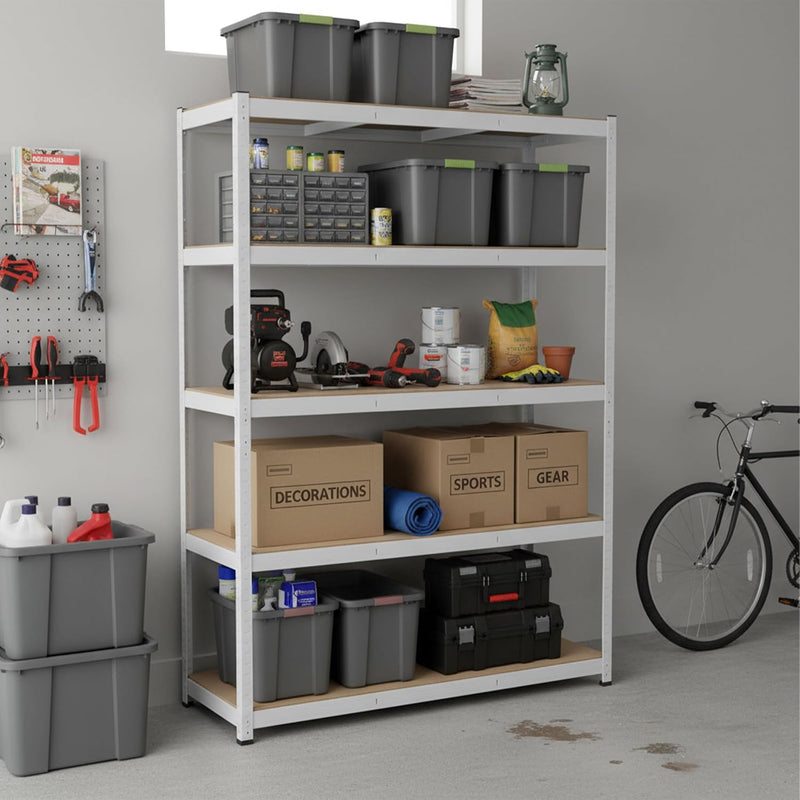 Shelving Unit 5 Shelves Boltless Garage