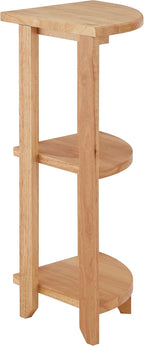 Shelving Unit Wooden Corner Shelf Bathroom Plant Stand