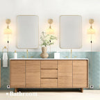 Shenmoyl Battery Operated Wall Light Rechargeable Lamp (Set of 2)