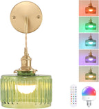 Shenmoyl Battery Operated Wall Light Rechargeable Lamp (Set of 2)