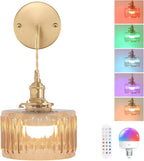 Shenmoyl Battery Operated Wall Light Rechargeable Lamp (Set of 2)