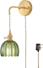 Shenmoyl Battery Operated Wall Light Rechargeable Lamp (Set of 2)