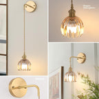 Shenmoyl Battery Operated Wall Light Rechargeable Lamp (Set of 2)