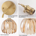 Shenmoyl Battery Operated Wall Light Rechargeable Lamp (Set of 2)