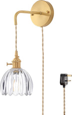 Shenmoyl Battery Operated Wall Light Rechargeable Lamp (Set of 2)