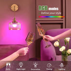 Shenmoyl Battery Operated Wall Light Rechargeable Lamp (Set of 2)
