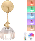 Shenmoyl Battery Operated Wall Light Rechargeable Lamp (Set of 2)