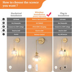 Shenmoyl Battery Operated Wall Light Rechargeable Lamp (Set of 2)