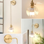 Shenmoyl Battery Operated Wall Light Rechargeable Lamp (Set of 2)