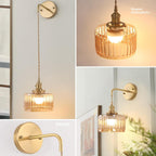 Shenmoyl Battery Operated Wall Light Rechargeable Lamp (Set of 2)