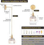 Shenmoyl Battery Operated Wall Light Rechargeable Lamp (Set of 2)