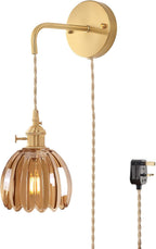 Shenmoyl Battery Operated Wall Light Rechargeable Lamp (Set of 2)