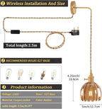 Shenmoyl Battery Operated Wall Light Rechargeable Lamp (Set of 2)