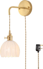 Shenmoyl Battery Operated Wall Light Rechargeable Lamp (Set of 2)
