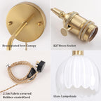Shenmoyl Battery Operated Wall Light Rechargeable Lamp (Set of 2)