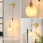 Shenmoyl Battery Operated Wall Light Rechargeable Lamp (Set of 2)