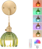 Shenmoyl Battery Operated Wall Light Rechargeable Lamp (Set of 2)