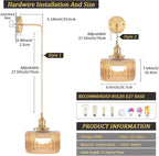 Shenmoyl Battery Operated Wall Light Rechargeable Lamp (Set of 2)