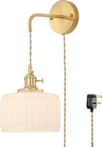 Shenmoyl Battery Operated Wall Light Rechargeable Lamp (Set of 2)