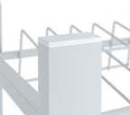 Shoe Bench 2 Levels Shoeshelf with Seat Upholstered