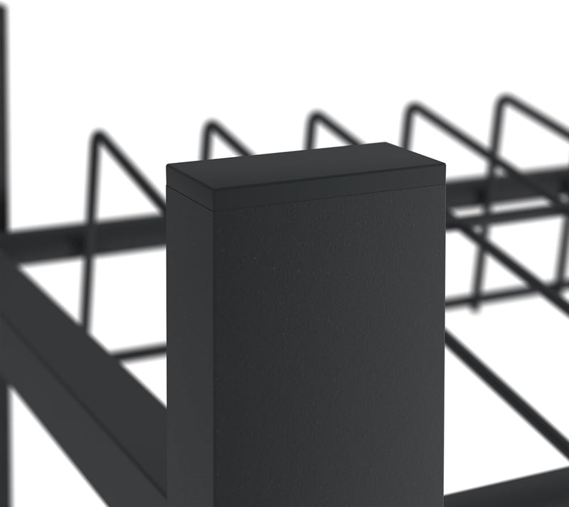 Shoe Bench 2 Levels Shoeshelf with Seat Upholstered