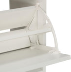 Shoe Bench Cabinet 2-Piece Set Footwear Storage