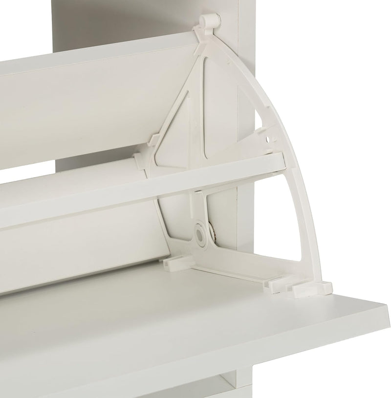 Shoe Bench Cabinet 2-Piece Set Footwear Storage