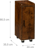 Shoe Bench Cabinet 2-Piece Set Footwear Storage