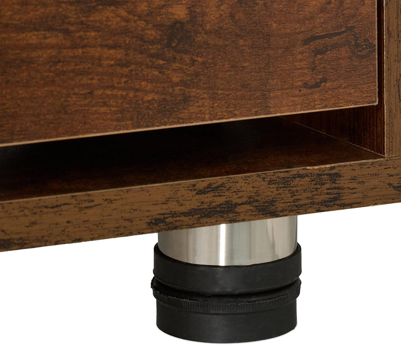 Shoe Bench Cabinet 2-Piece Set Footwear Storage