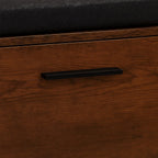 Shoe Bench Cabinet 2-Piece Set Footwear Storage