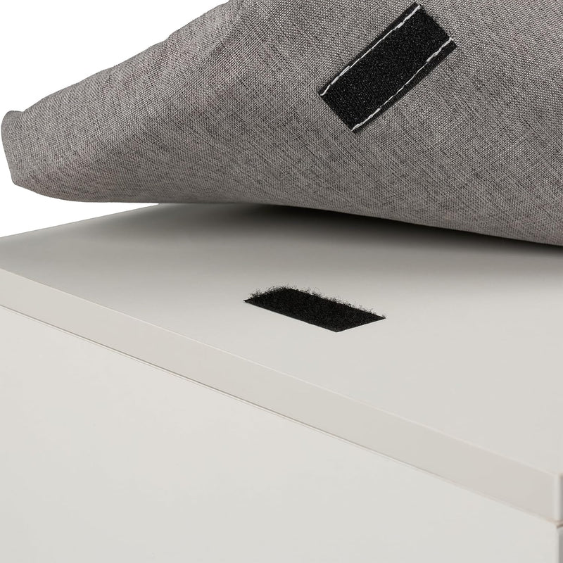 Shoe Bench Cabinet 2-Piece Set Footwear Storage