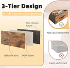 Shoe Bench with Cushion Storage Padded Seat 2