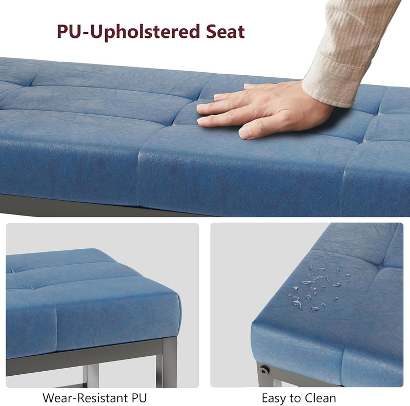 Shoe Bench with Cushion Storage Padded Seat 2