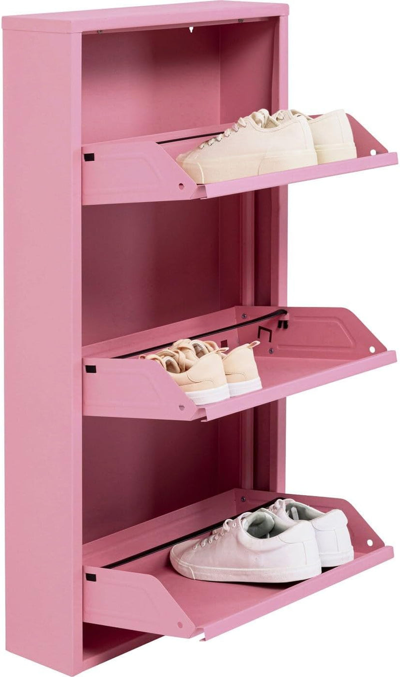 Shoe Cabinet Caruso 104x50x15CM Tilting Storage