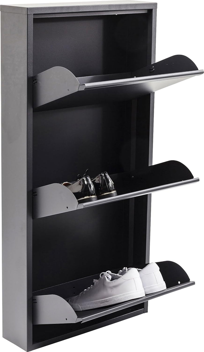 Shoe Cabinet Caruso 104x50x15CM Tilting Storage
