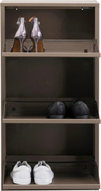 Shoe Cabinet Caruso 104x50x15CM Tilting Storage