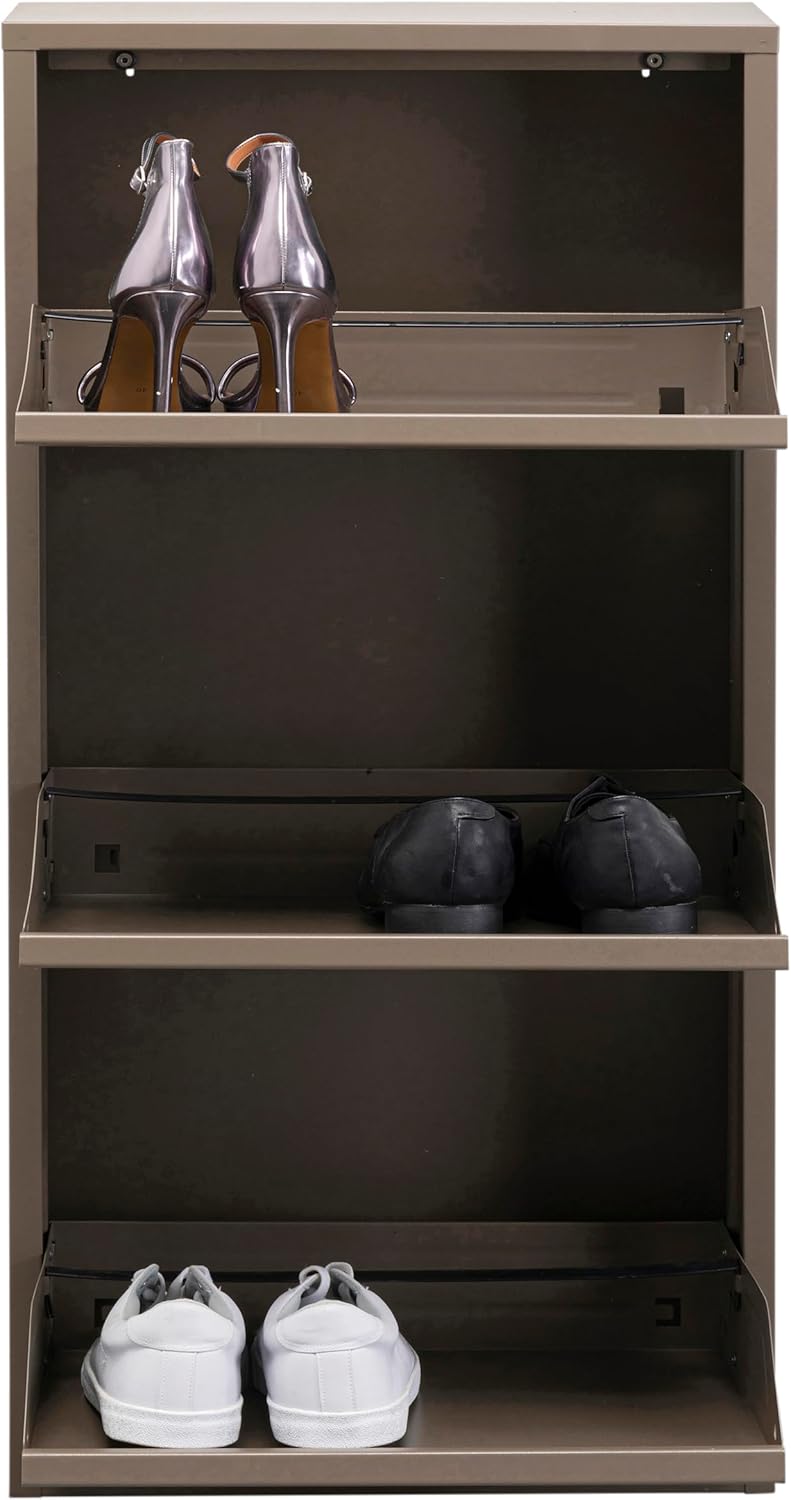 Shoe Cabinet Caruso 104x50x15CM Tilting Storage