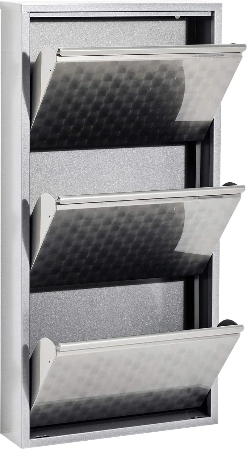 Shoe Cabinet Caruso 104x50x15CM Tilting Storage