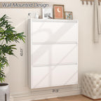 Shoe Cabinet Storage for Entryway Narrow Slim