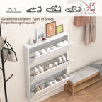 Shoe Cabinet Storage for Entryway Narrow Slim