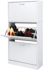 Shoe Cabinet with 2 Flip Drawers
