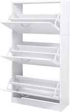 Shoe Cabinet with 2 Flip Drawers