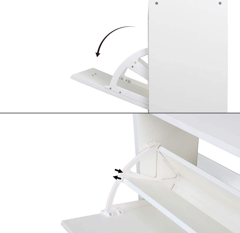 Shoe Cabinet with 2 Flip Drawers